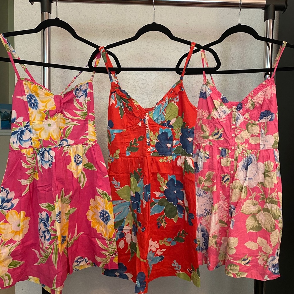 Hollister/Abercrombie Floral Dresses!